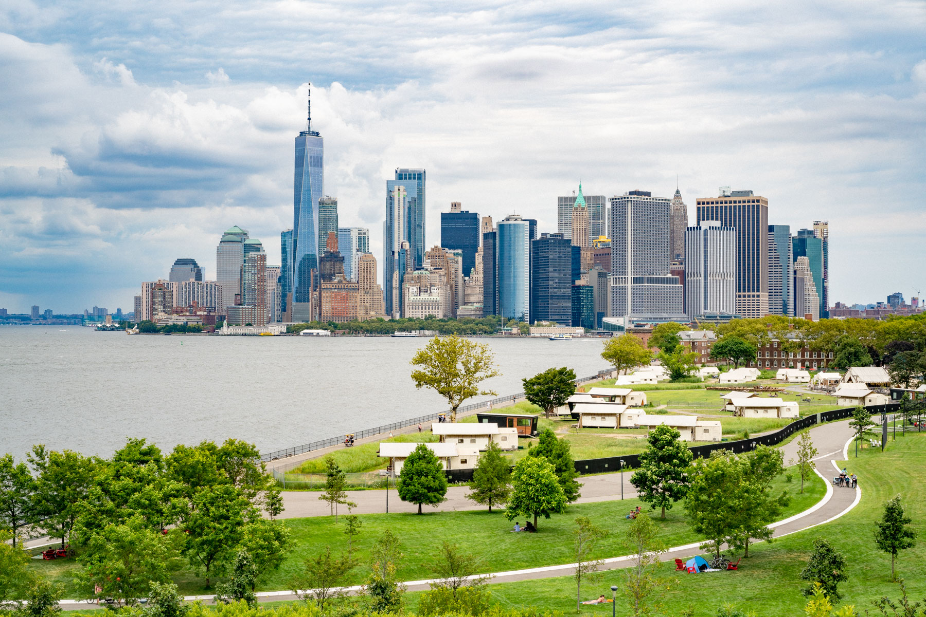 view of NYC from Governors Island