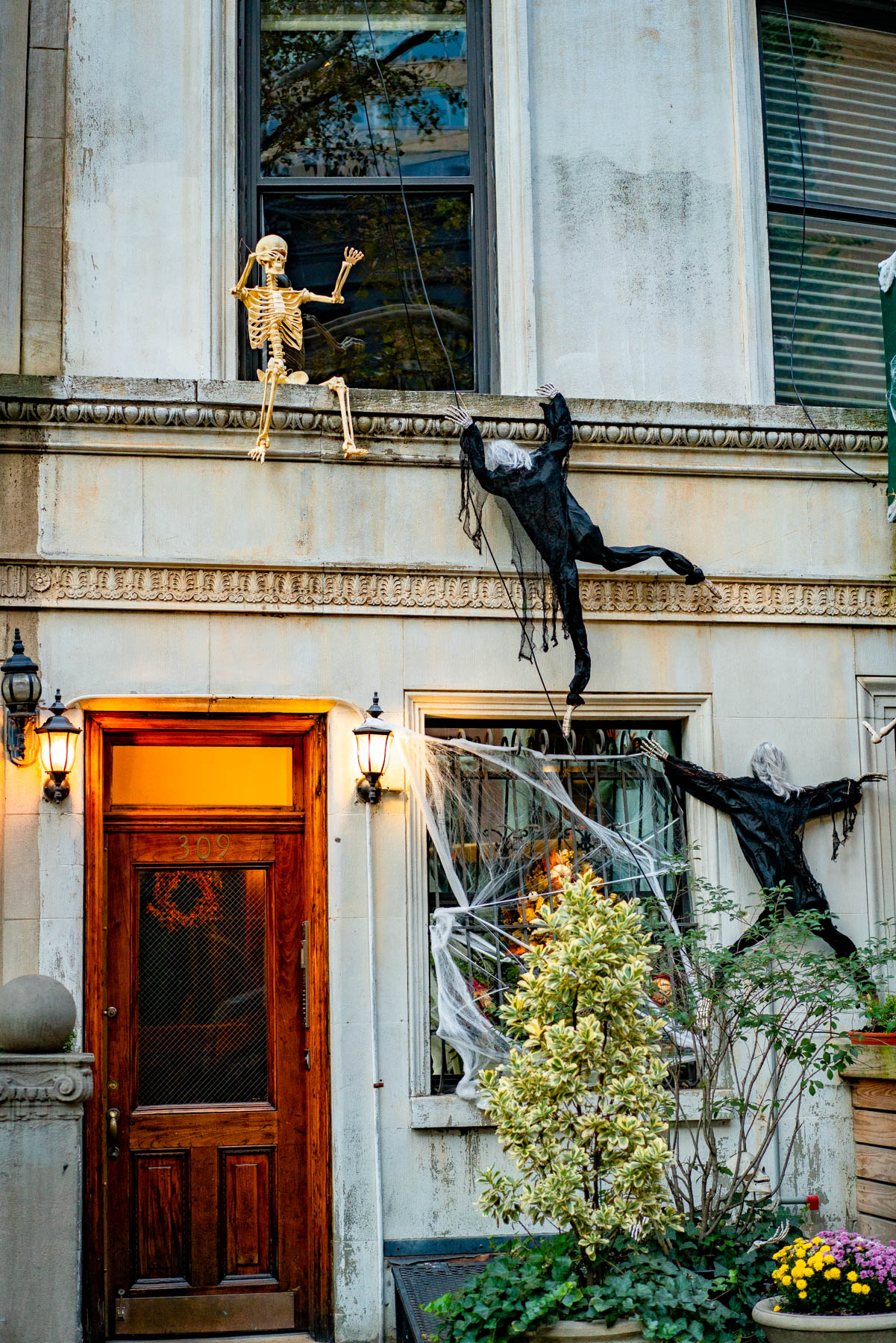 Halloween decorations Upper West Side