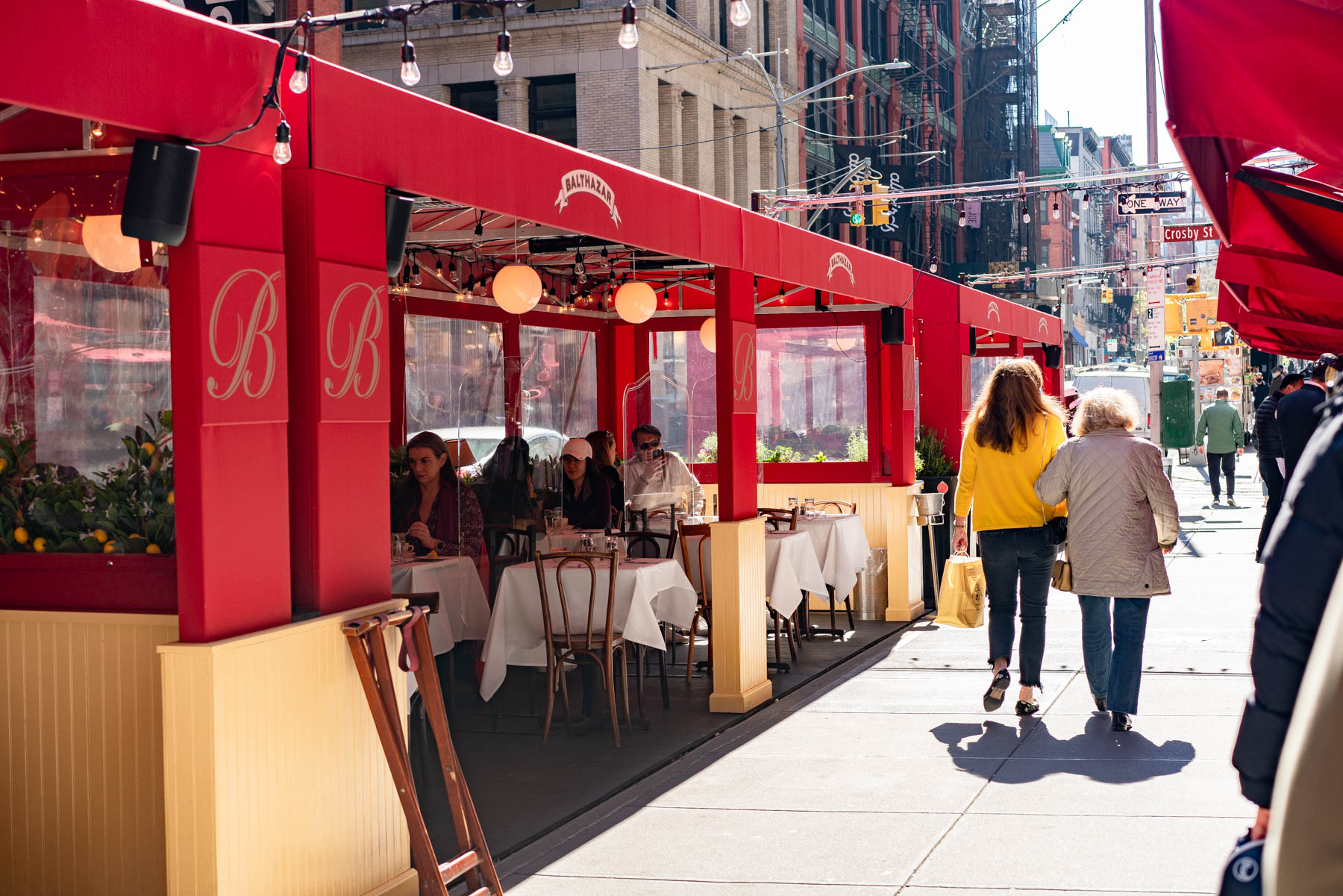Best Restaurants with heated outdoor dining in New York City, Balthazar