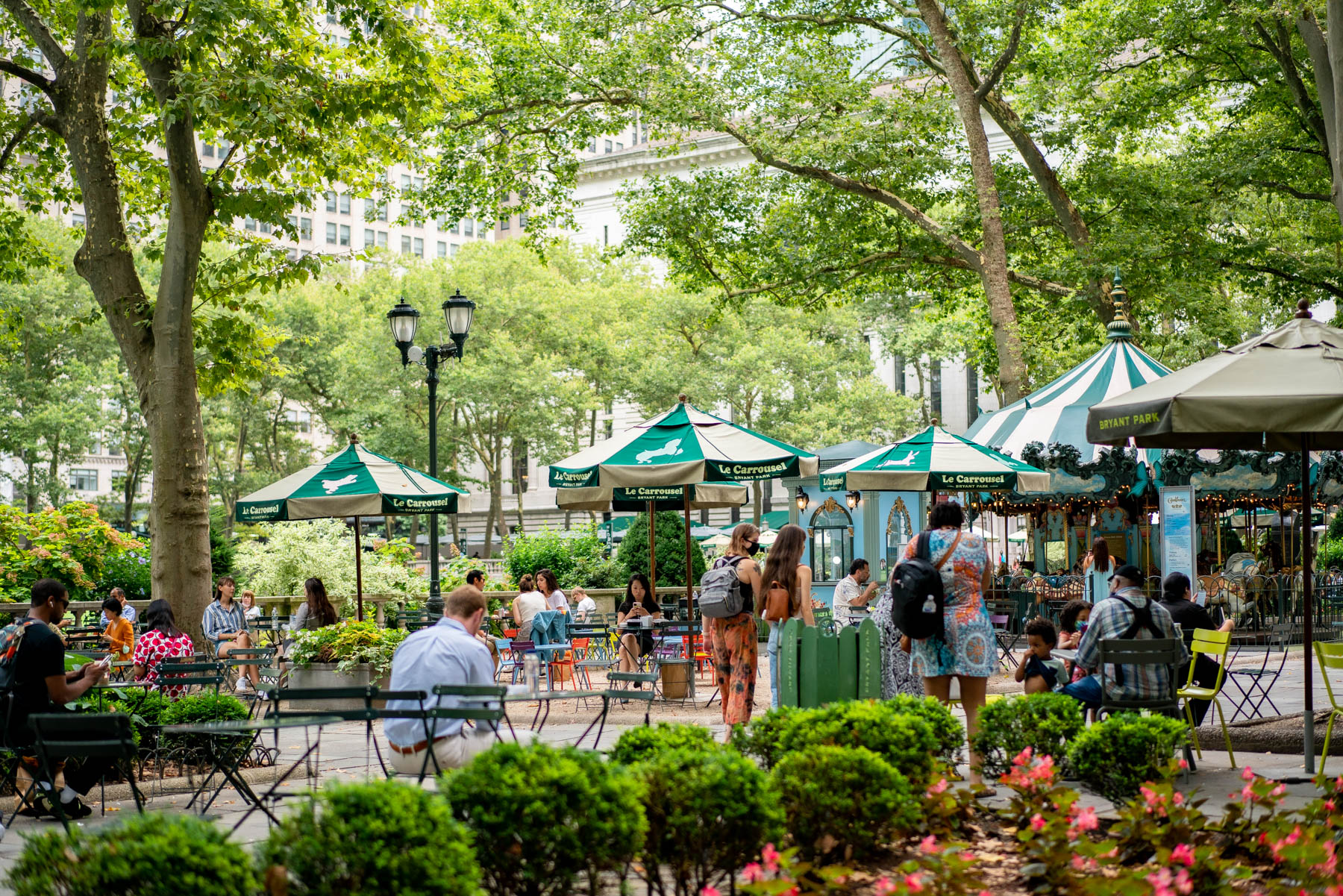how to stay safe in NYC, Bryant Park