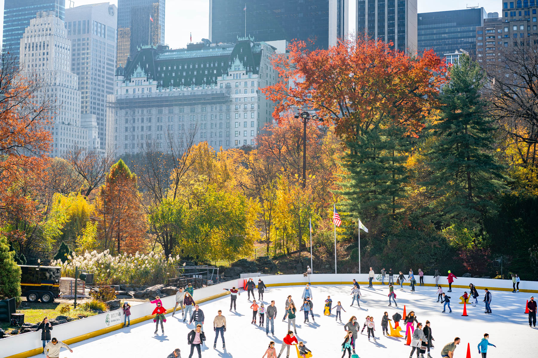 Visiting New York City in January, Wollman Rink