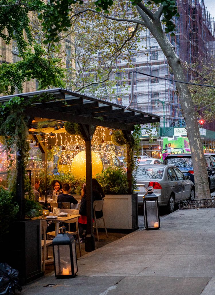 Best heated outdoor dining in New York City, Layla