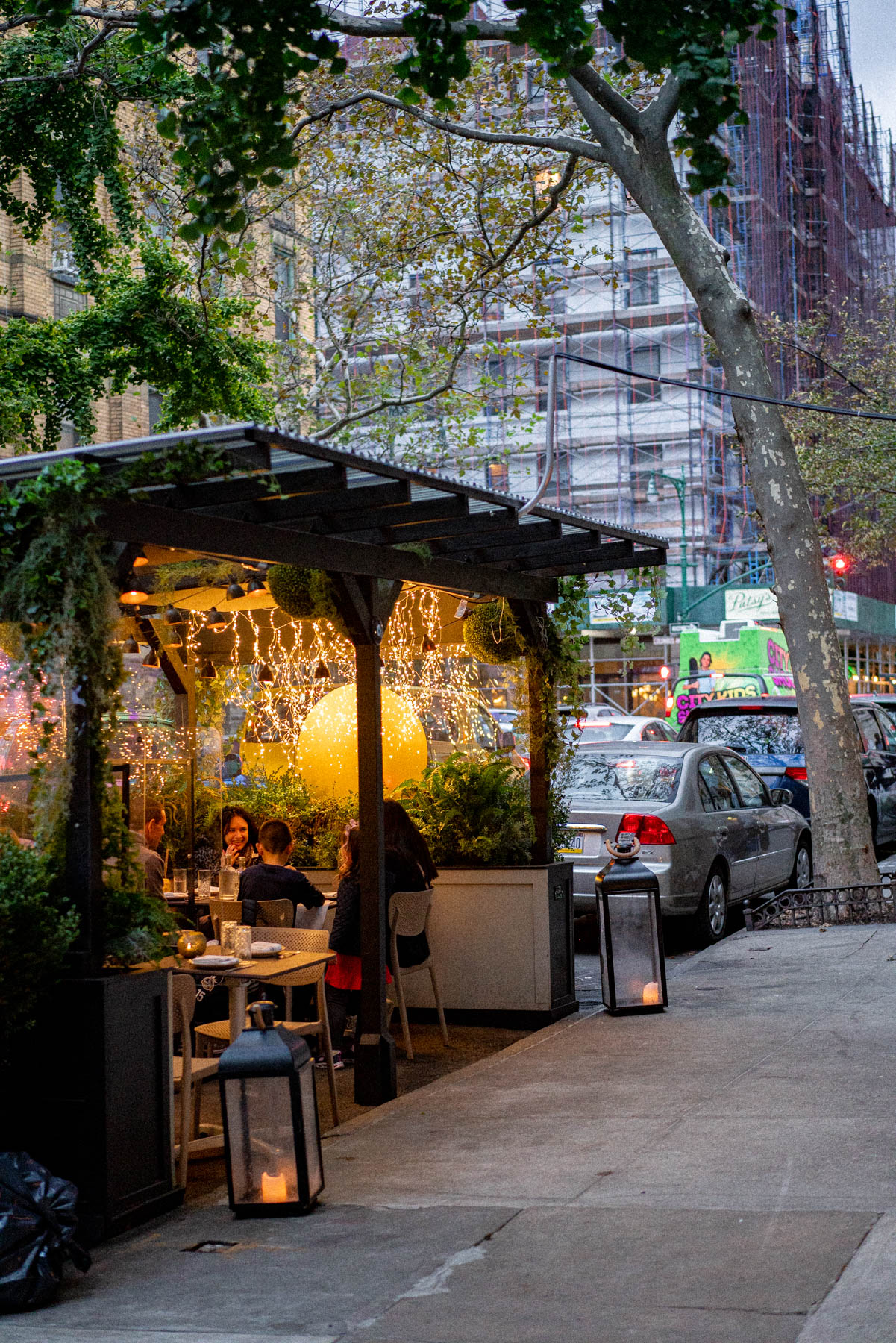 Best heated outdoor dining in New York City, Layla