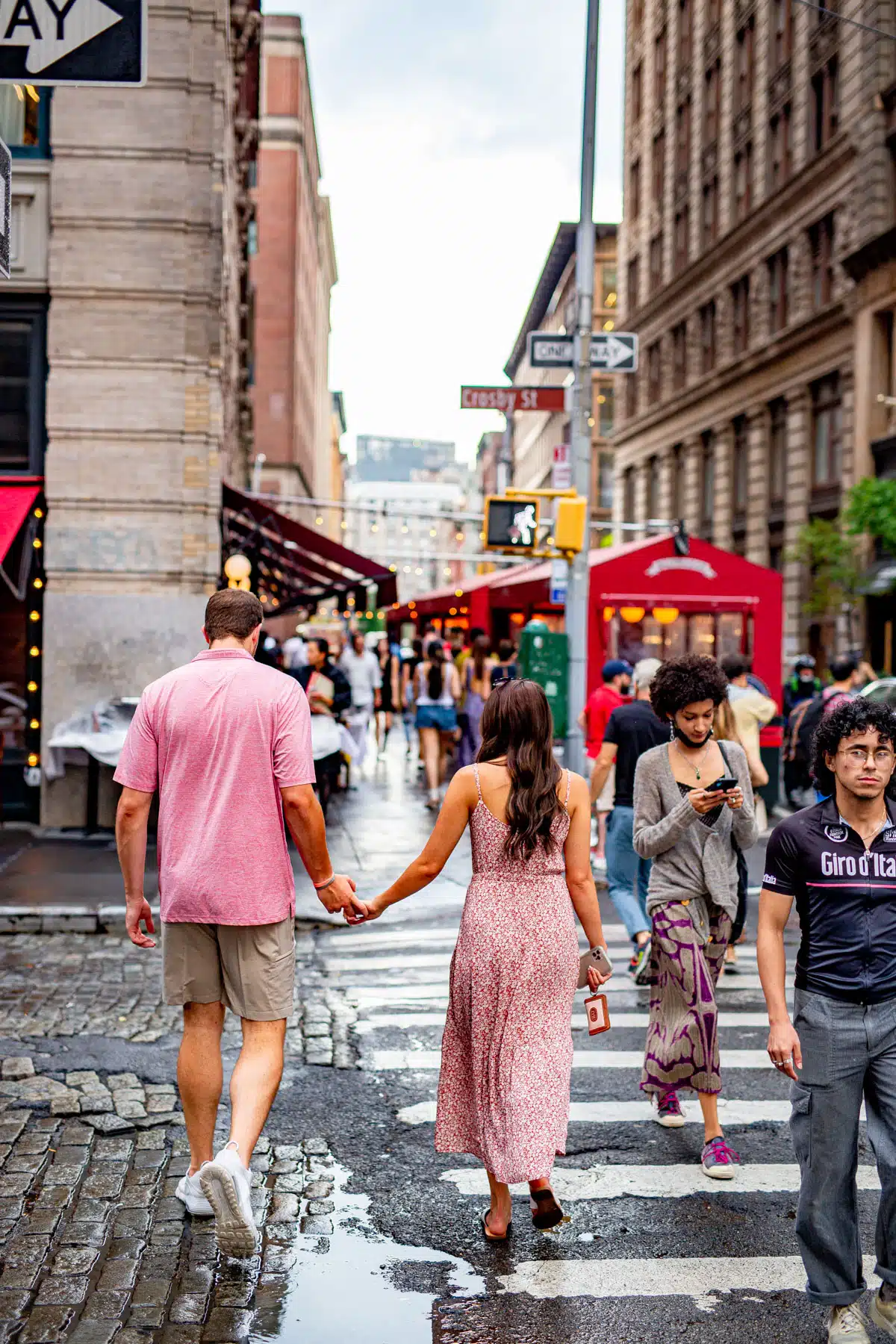 Romantic Things to do in New York City, couple walking in SoHo