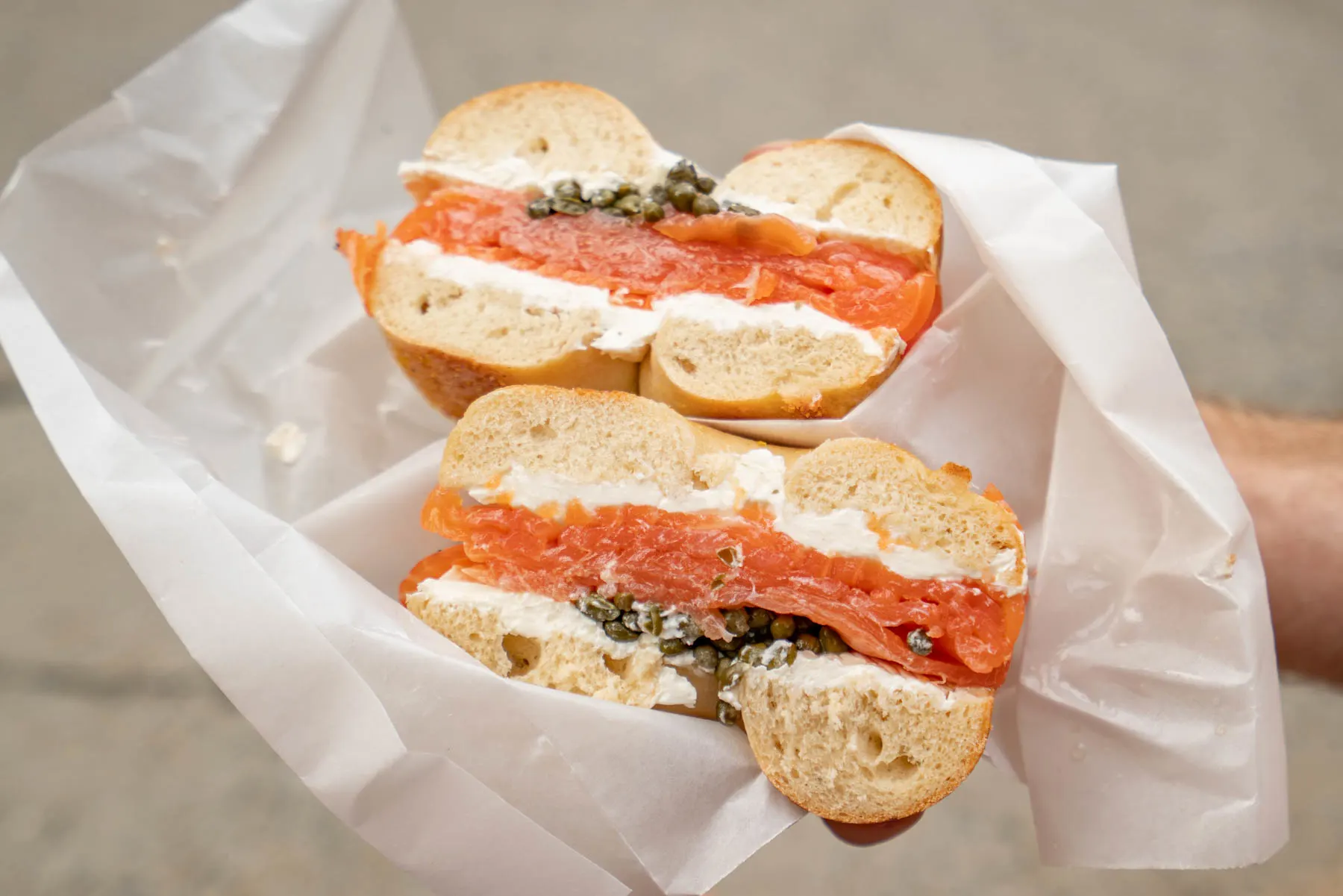 best bagel and lox NYC
Barney Greengrass Lox 