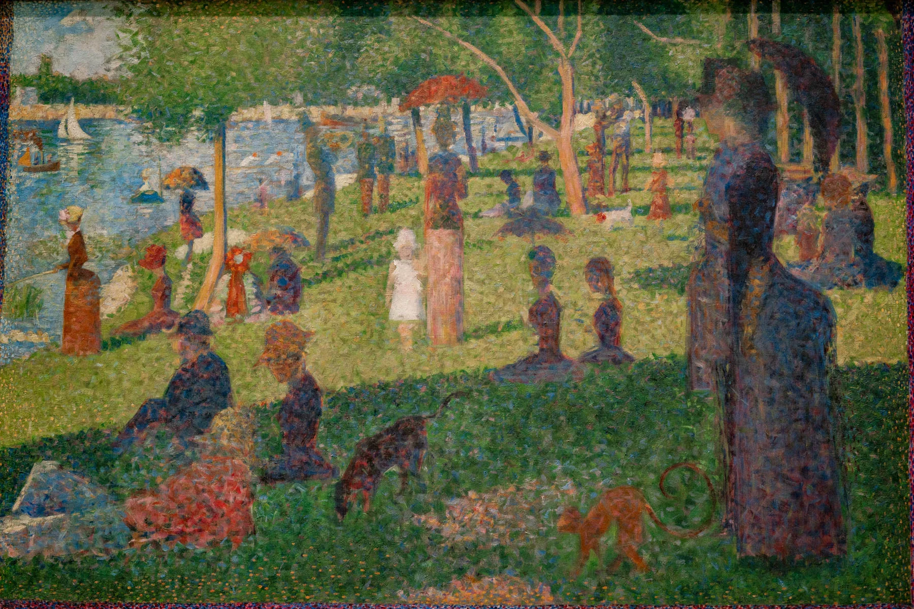 famous paintings at the MET
A Sunday on La Grande Jatte