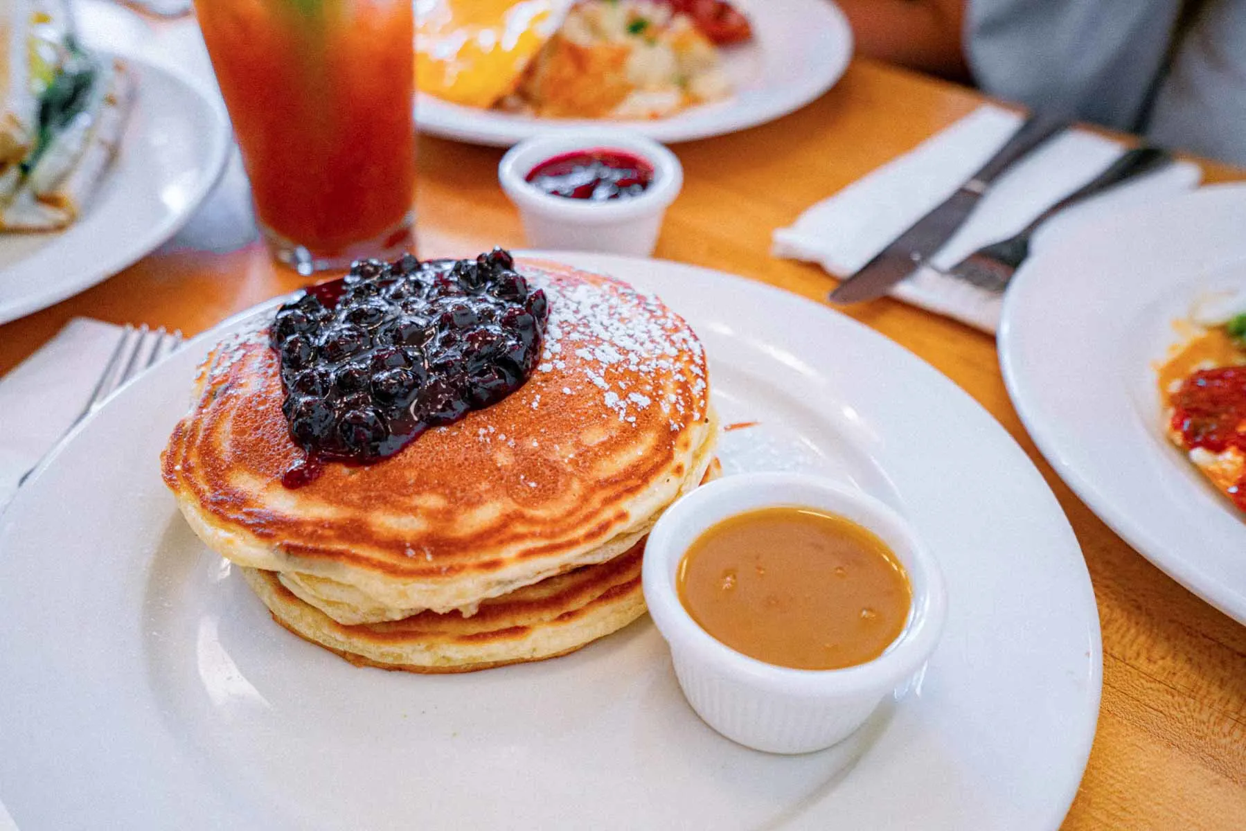 Clinton St Baking Company Brunch NYC, Blueberry pancakes 