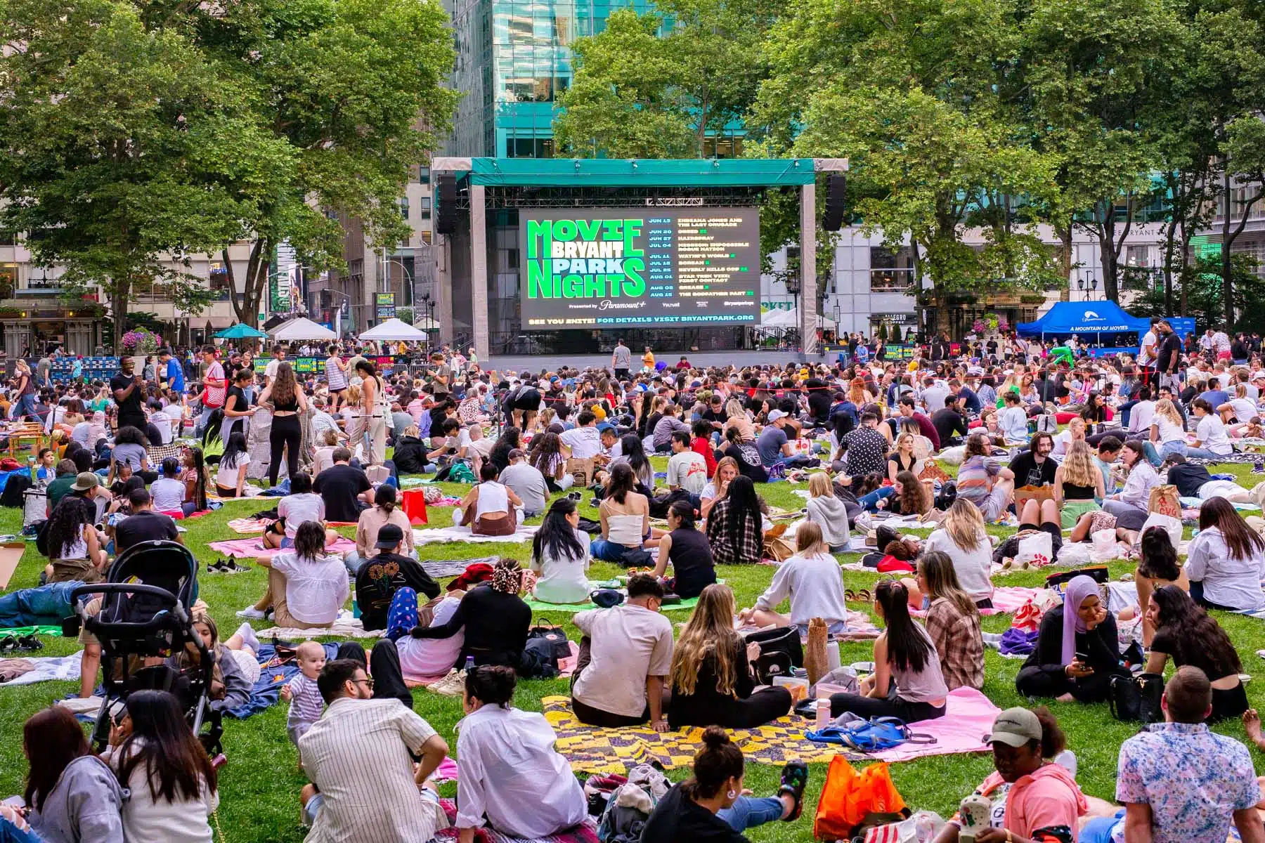 Where to see outdoor movies in New York City