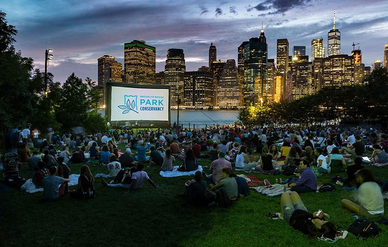 Brooklyn Bridge Park Where to watch outdoor movies NYC 