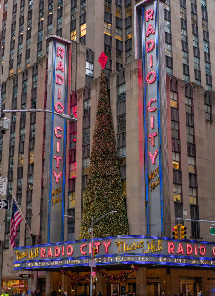 Best Christmas Trees New York City Radio City Music Hall