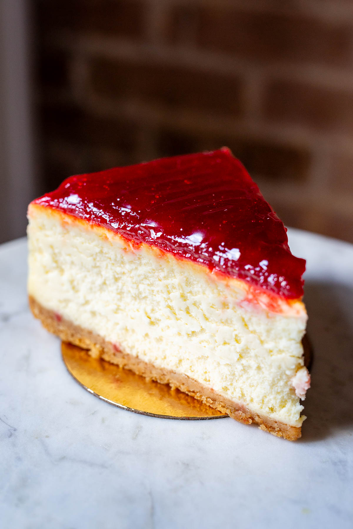 Strawberry Cheesecake from Artion Bakery in Astoria, Queens