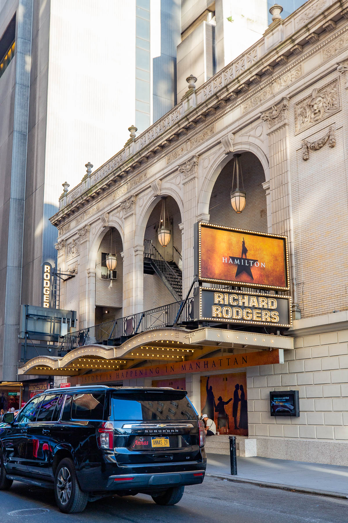 Hamilton at the Richard Rodgers Theater
