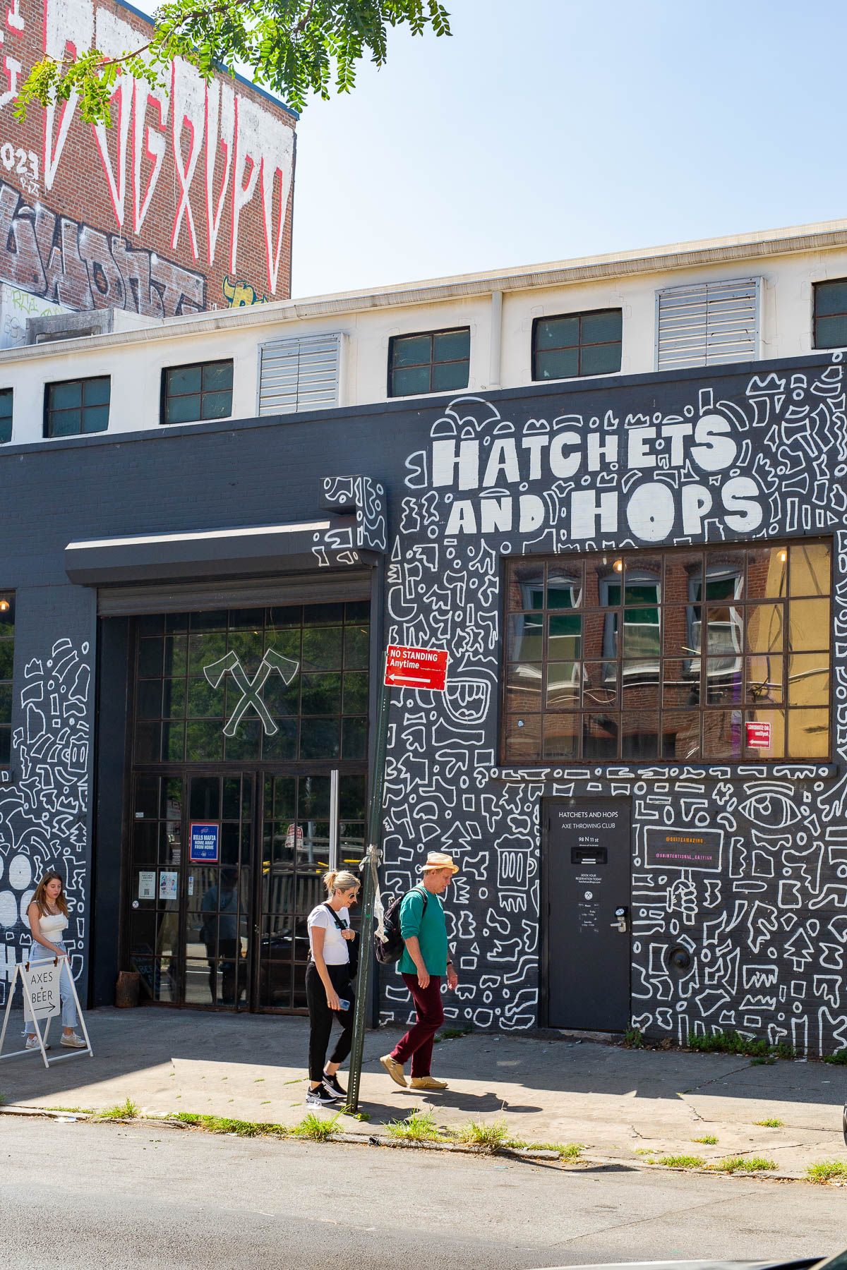 Hatchets and Hops in Williamsburg Brooklyn