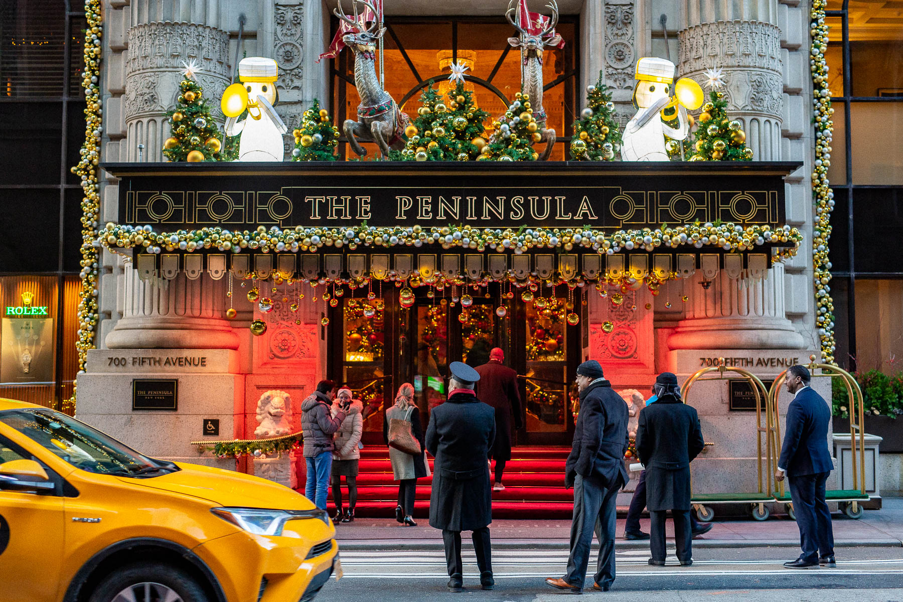 The Peninsula NYC Christmas in NYC Christmas decorations New York City