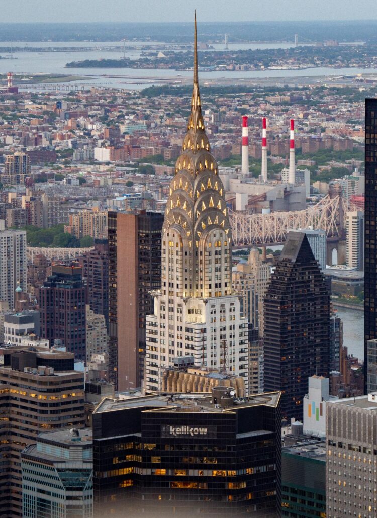 The Chrysler Building, most famous buildings in NYC