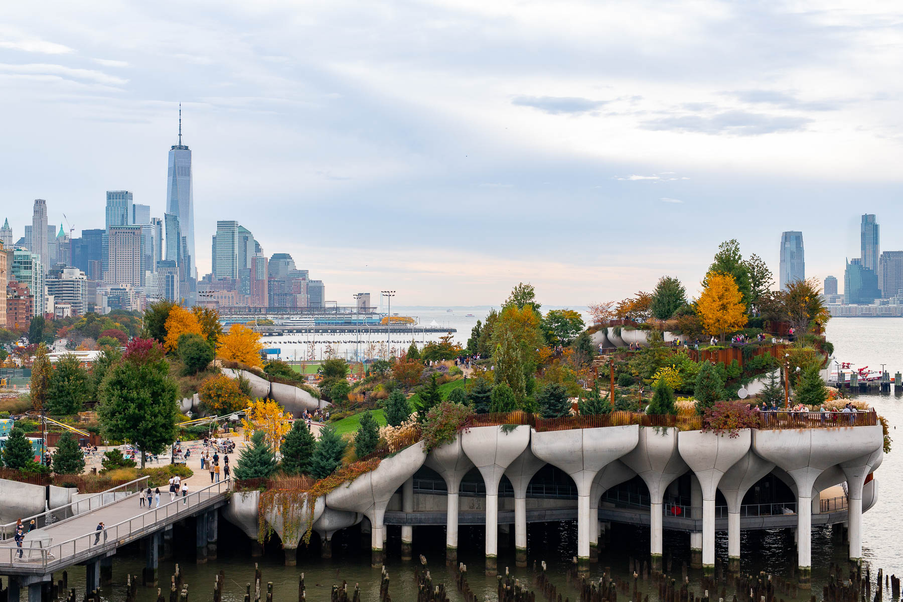 Little Island during Fall best parks NYC NYC in fall