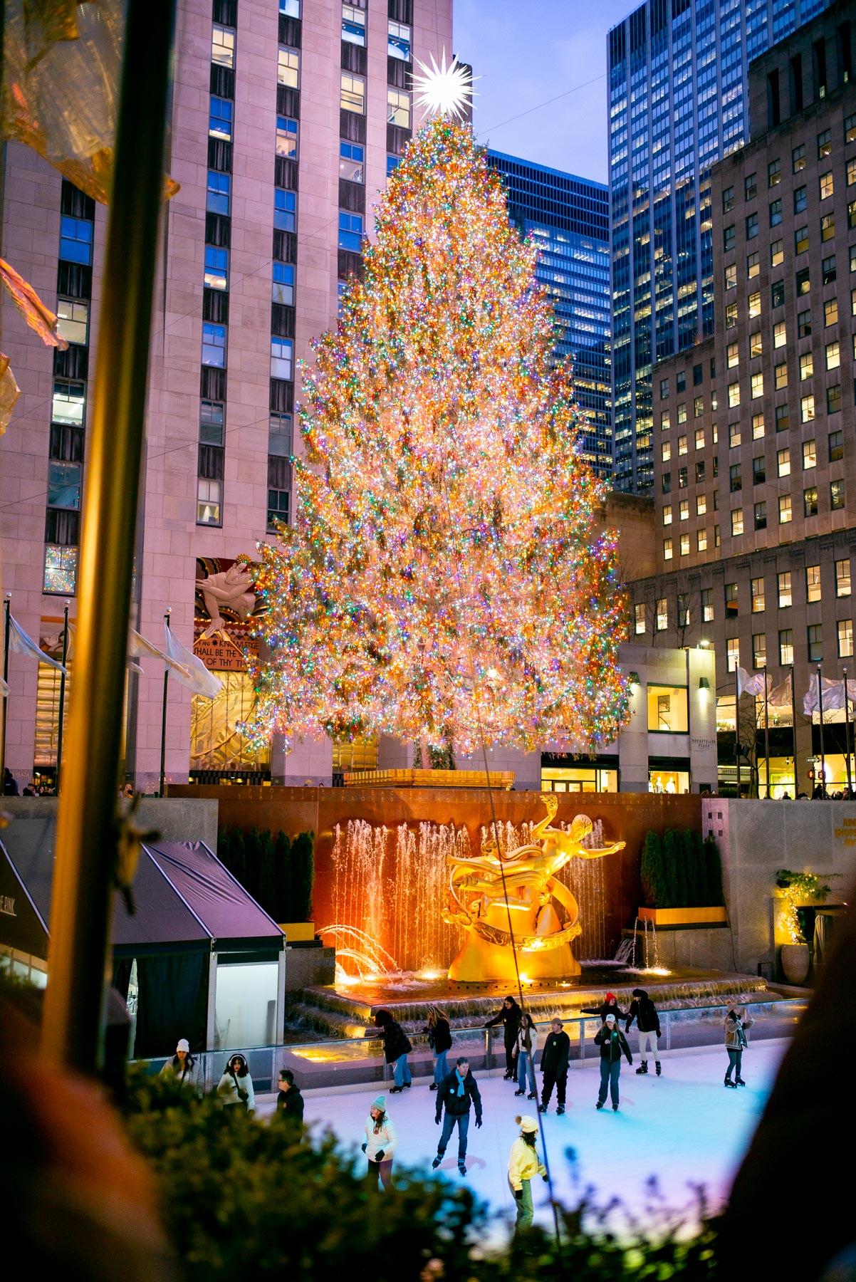 Rockefeller Ice Skating Rink and Christmas Tree, Best things to do in New York City in December