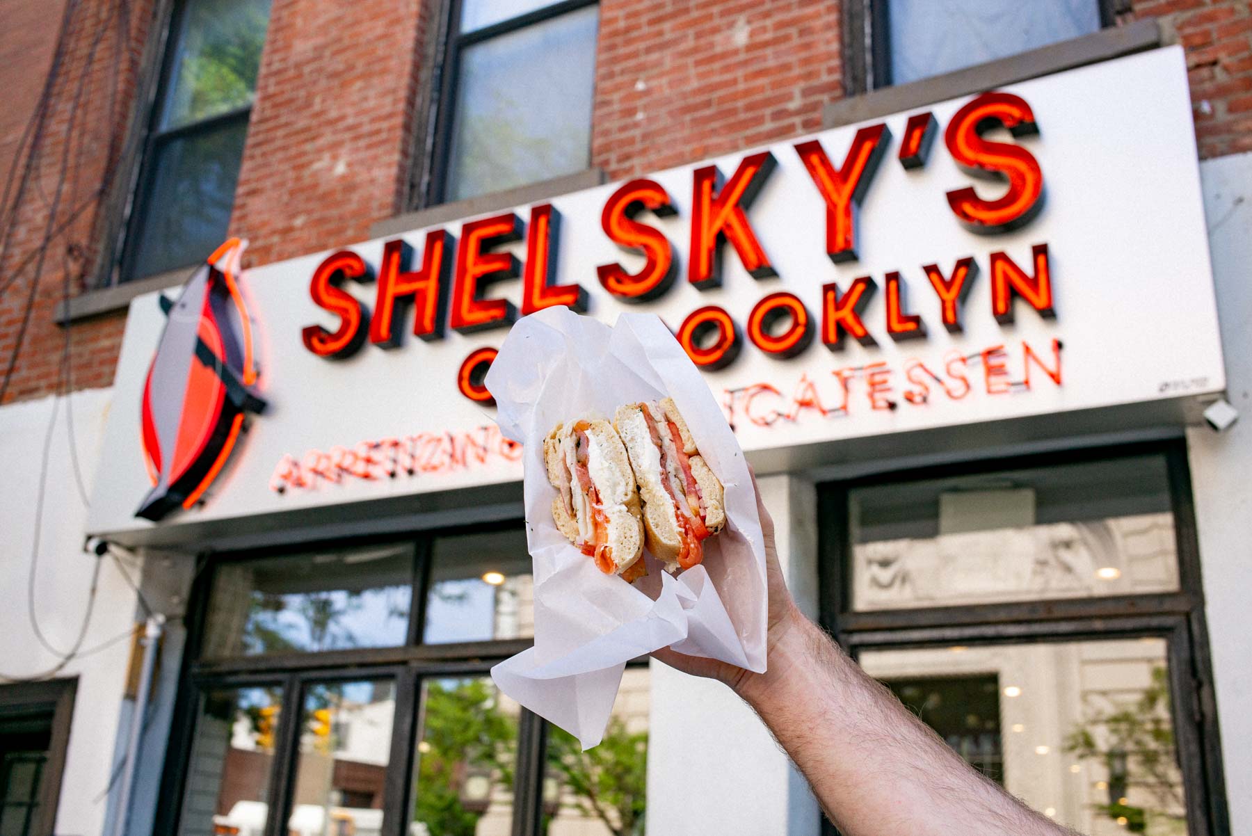 Shelsky's of Brooklyn Bagels and lox