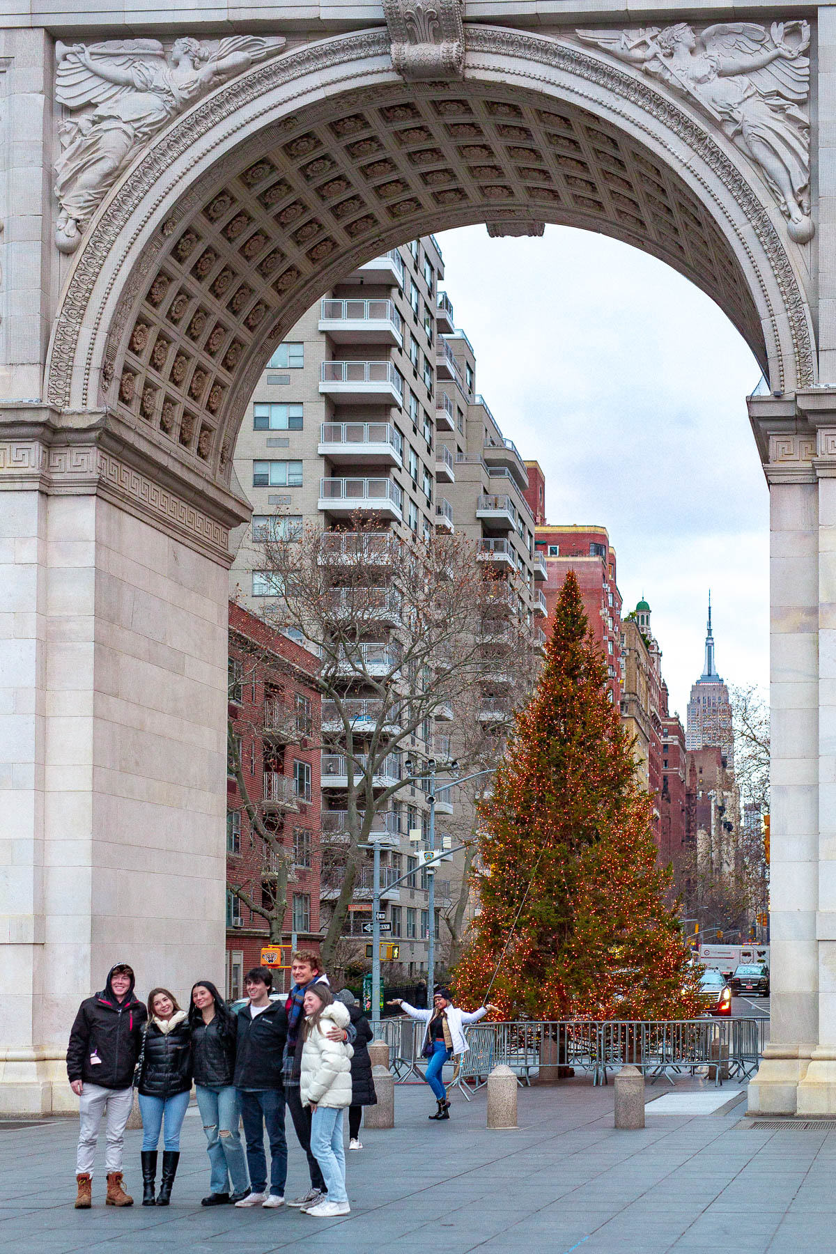 Best Christmas Trees in New York City, Washington Square Park Christmas Tree