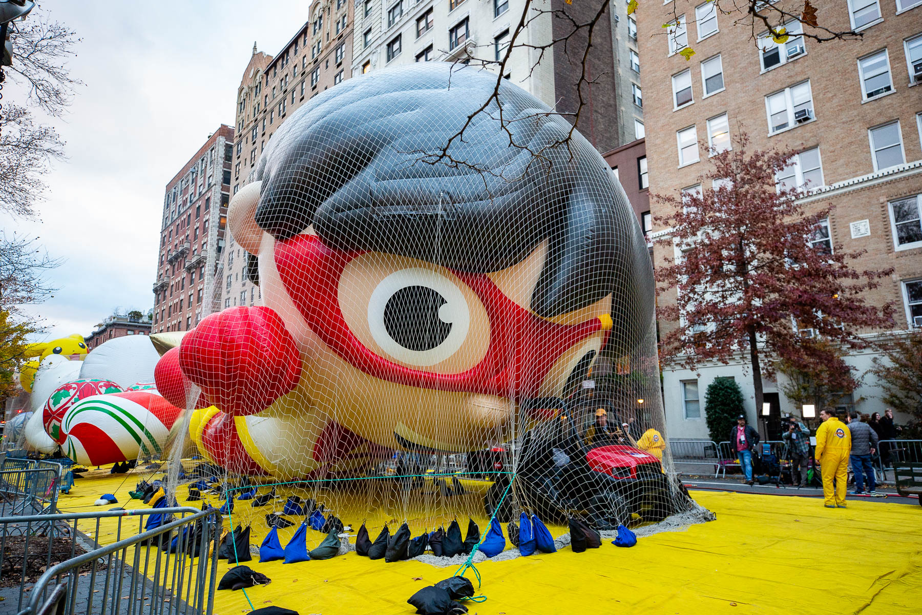 Macy's Thanksgiving Day Parade 2023 Balloon inflation