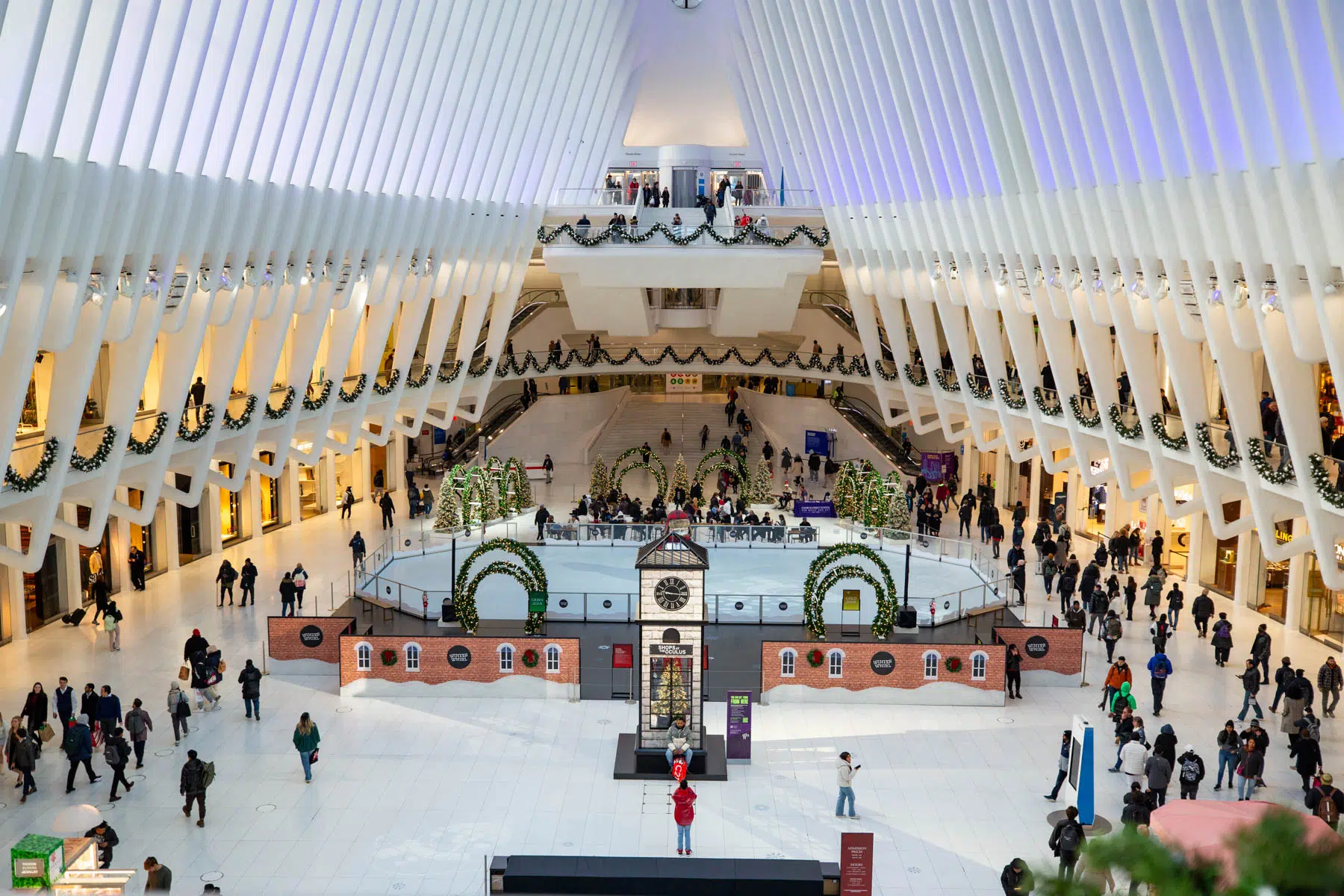 Oculus Center Mall, Best Christmas Markets NYC