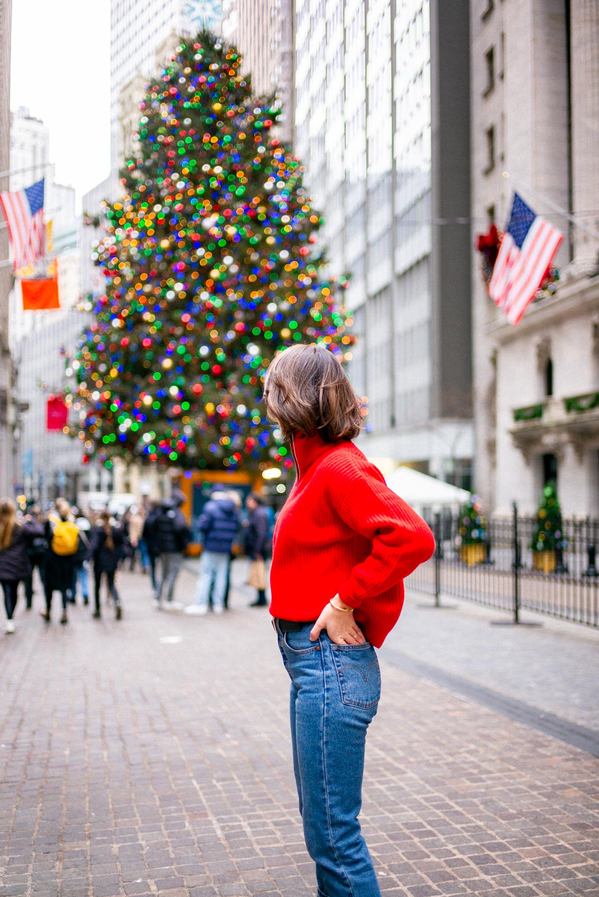 Christmas Tree at the New York Stock Exchange