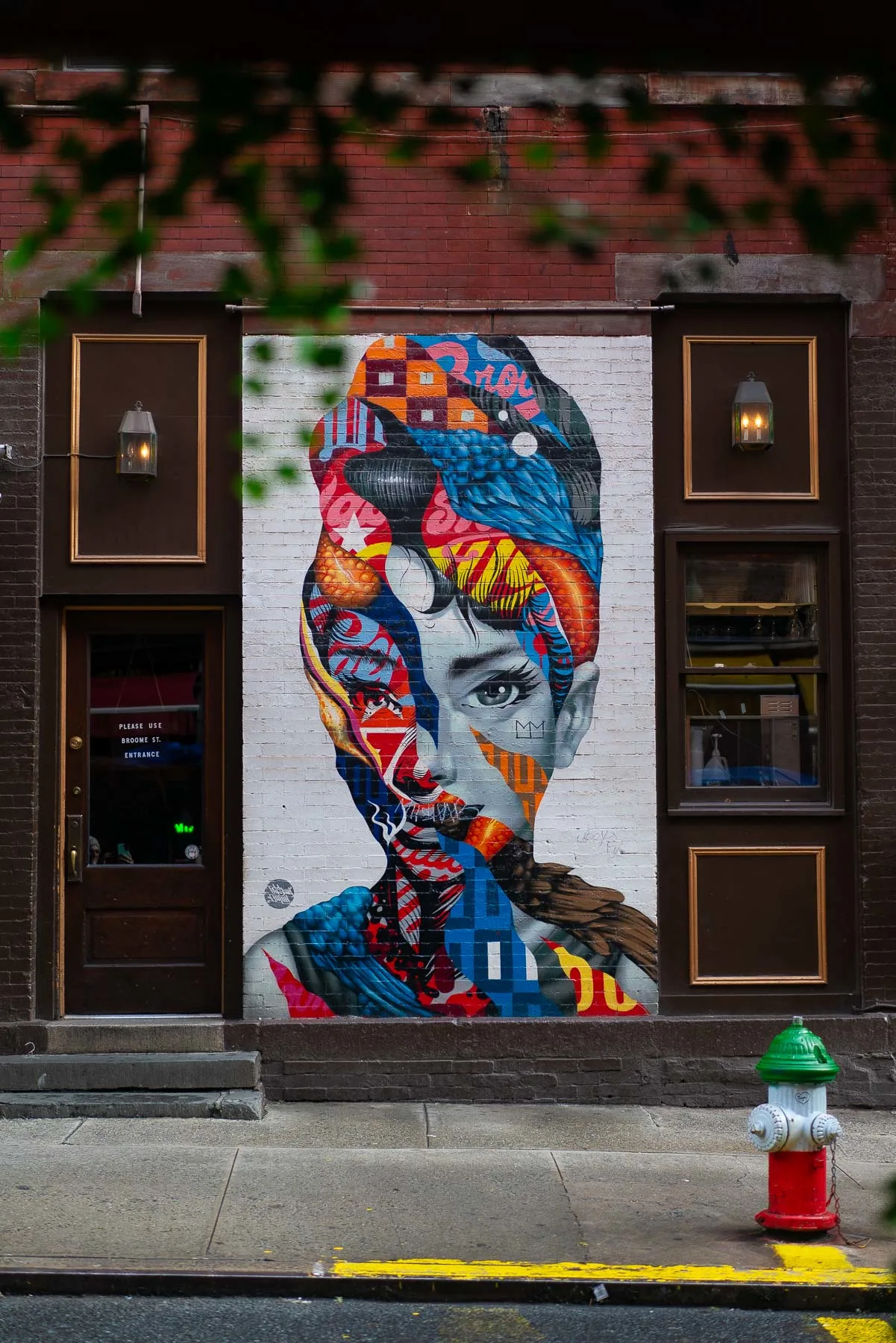 Audrey Hepburn Mural NYC