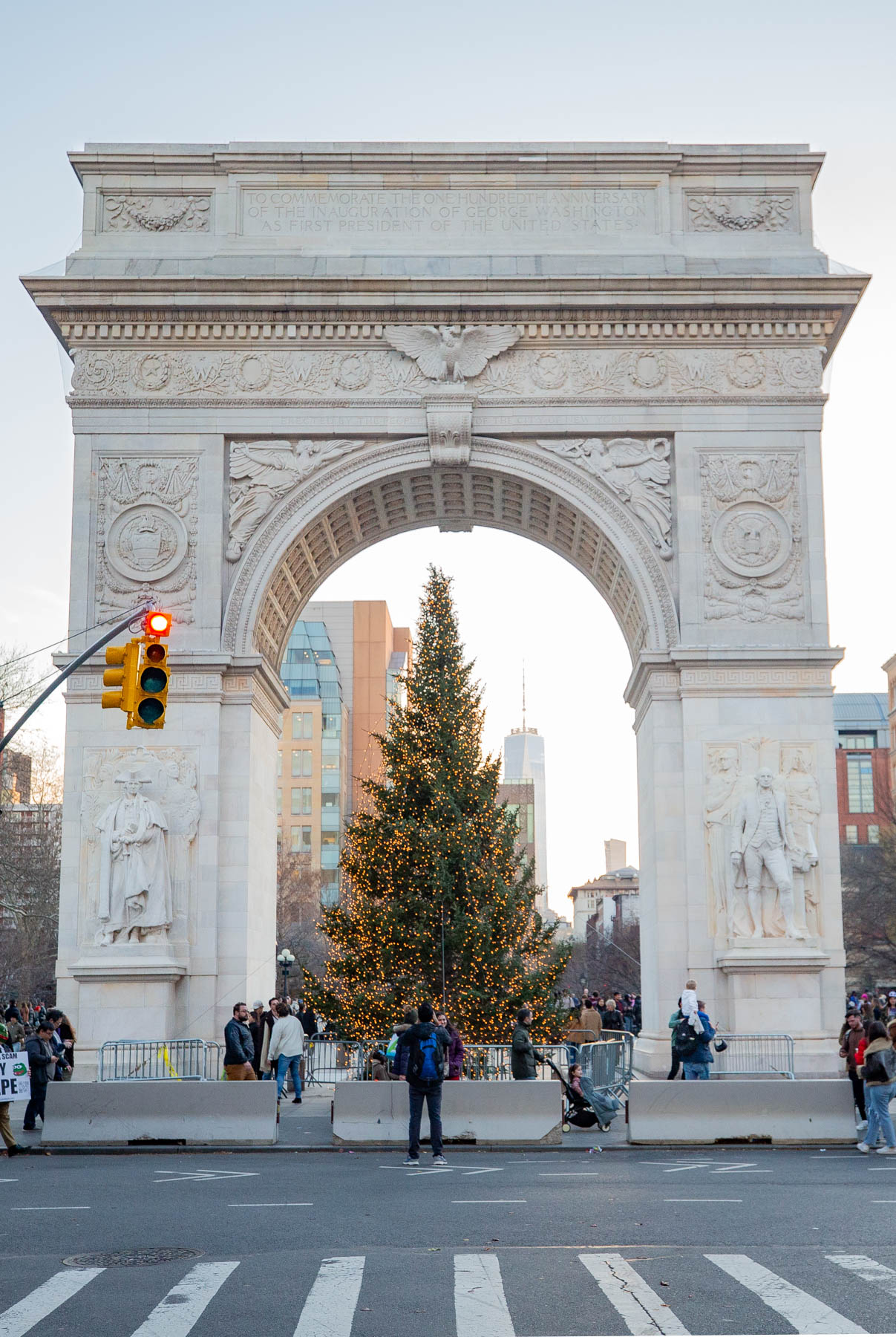 Christmas Tree at Washington Square Park