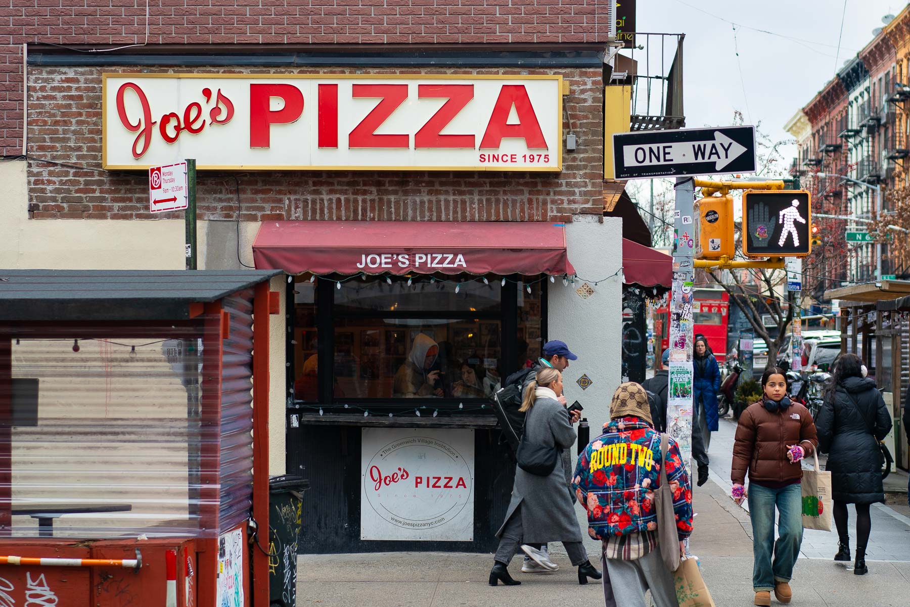 street view of Joe's Pizza in Williamsburg