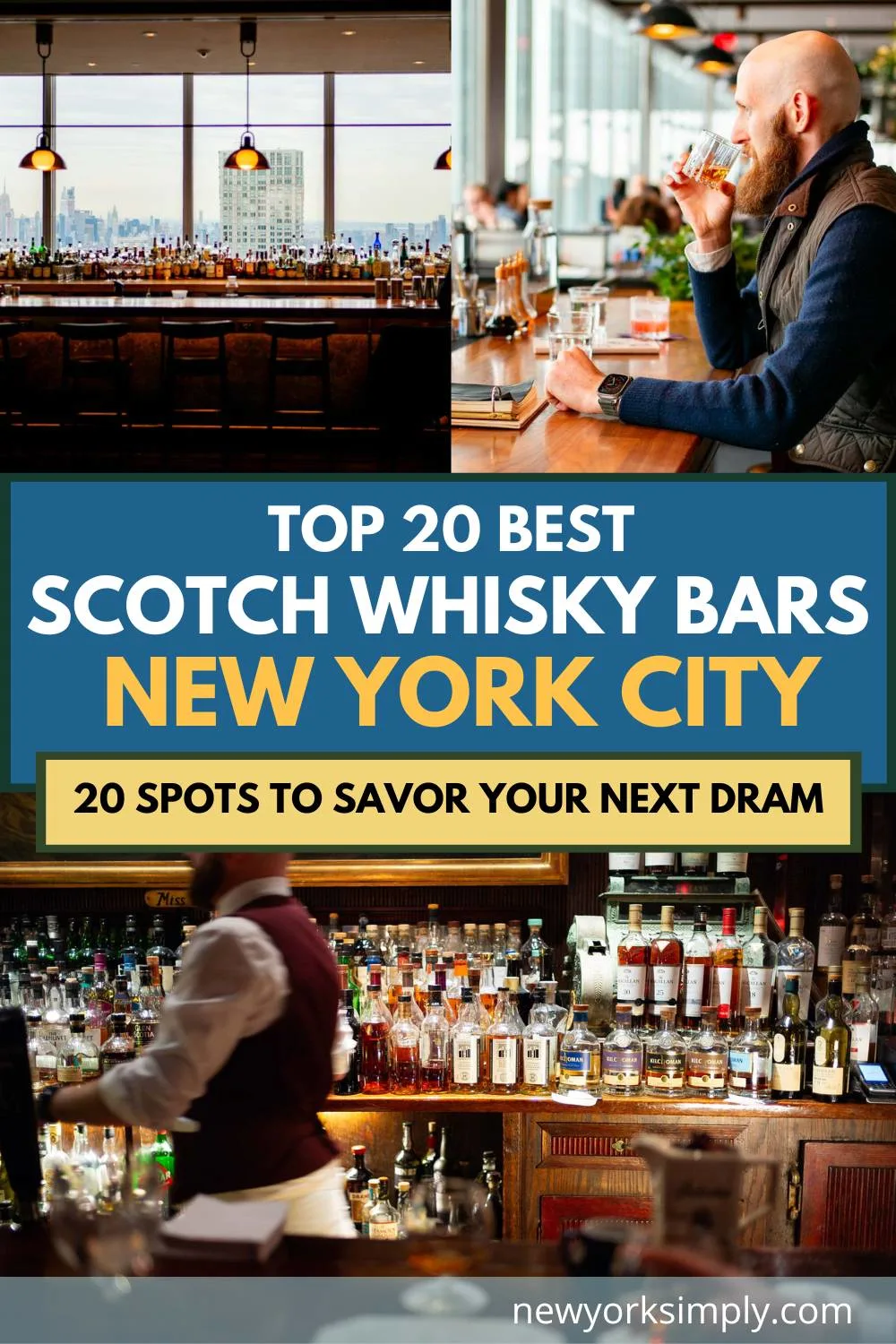 scotch whisky bars nyc, best whisky bars for scotch new york city