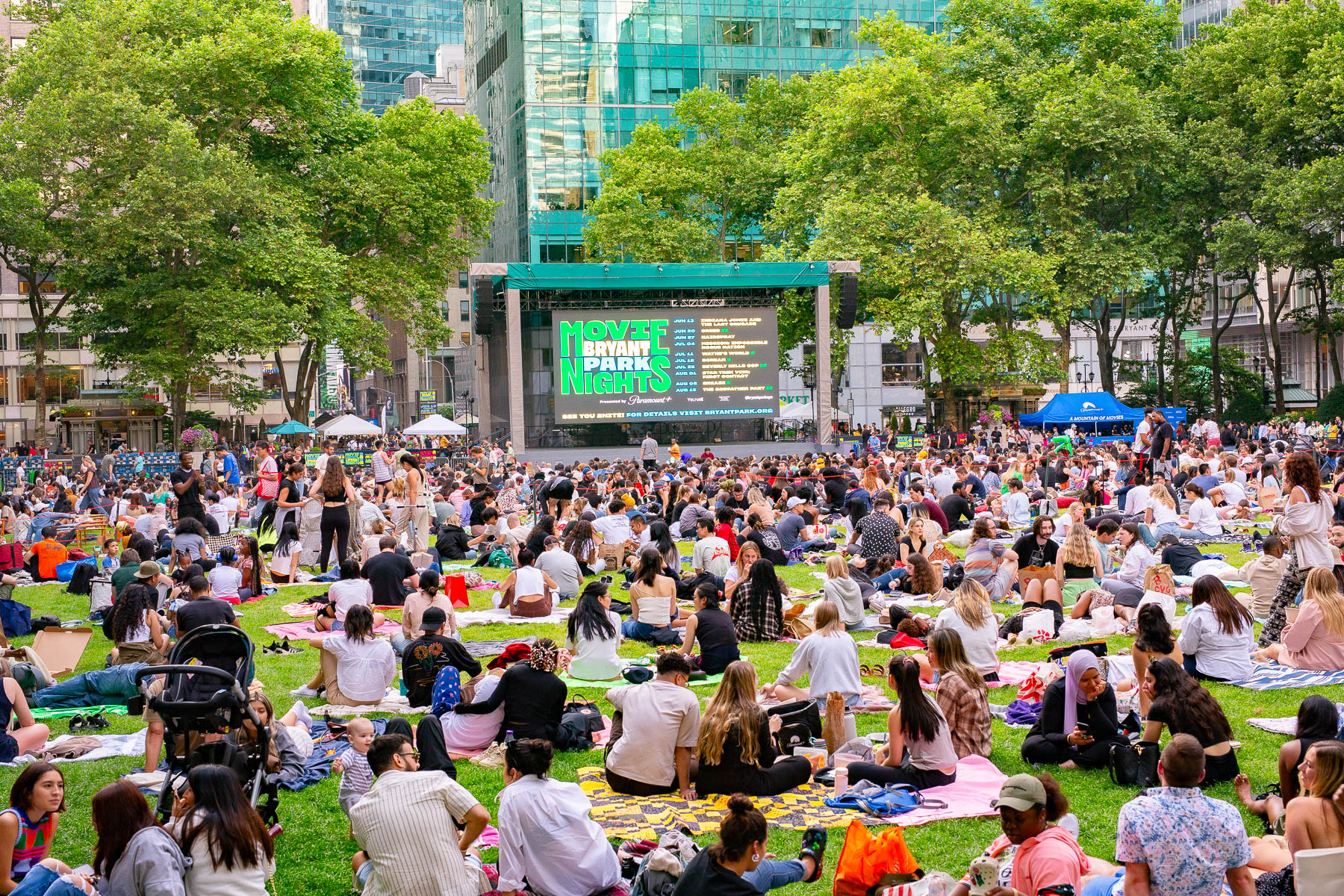 Movies in the Park at Bryant Park, Where to Watch Outdoor Movies in New York City